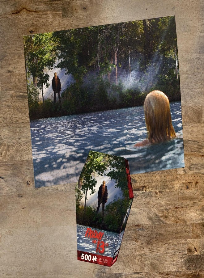 Aquarius Friday The 13th 500pc Puzzle (500 Piece Jigsaw Puzzle) - Glare Free - Precision Fit - Officially Licensed Merchandise & Collectibles - 14x19 Inches - Image 3